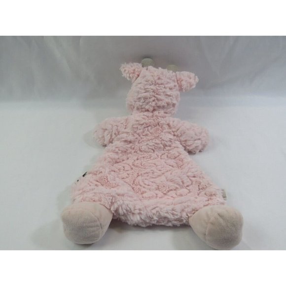 Demdaco Gracie Giraffe Rattle Blankie Plush Lovey Baby Security Blanket Cozies - Picture 6 of 9